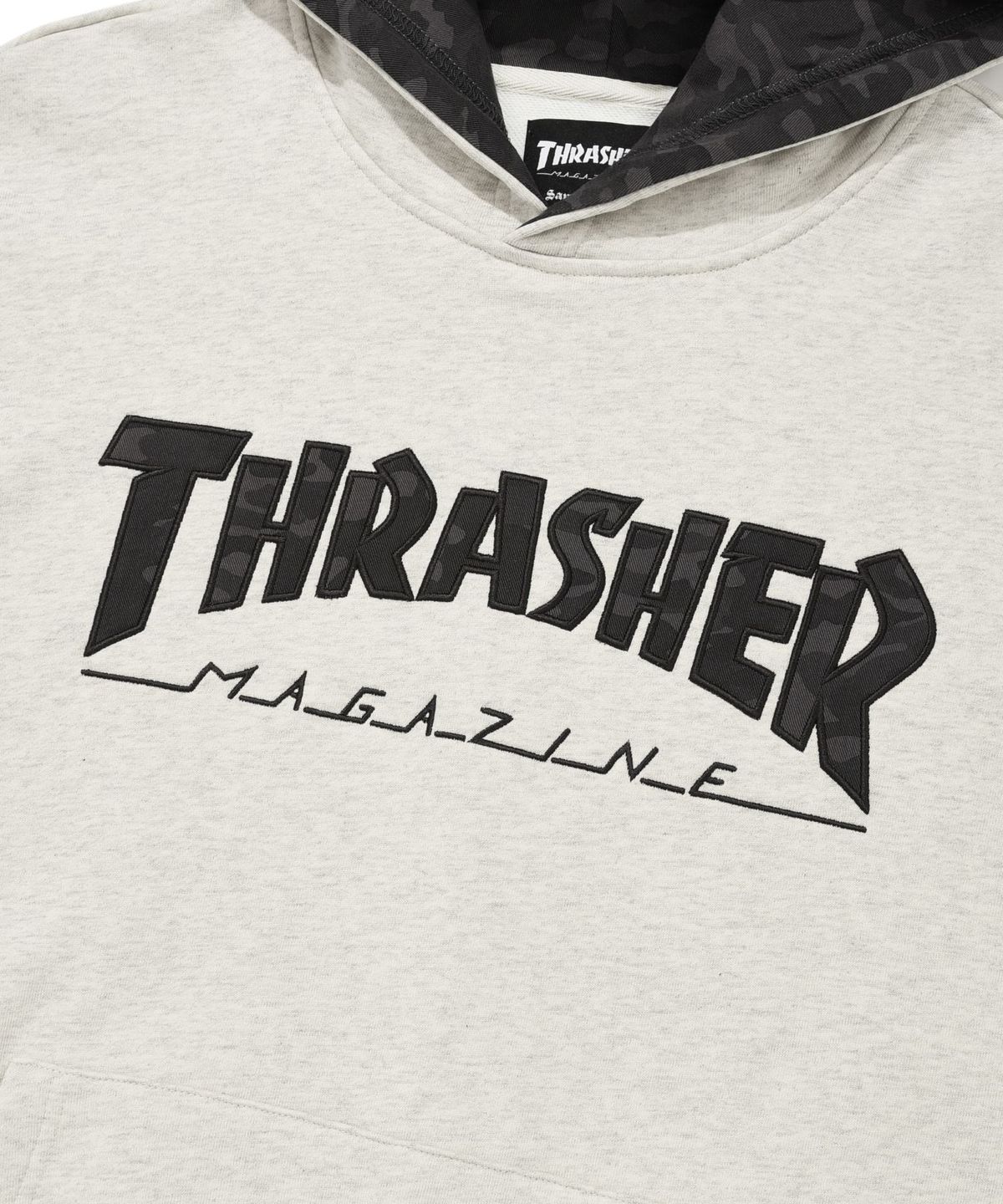 트레셔(THRASHER) 매거진 체크 포인트 후디 오트밀
