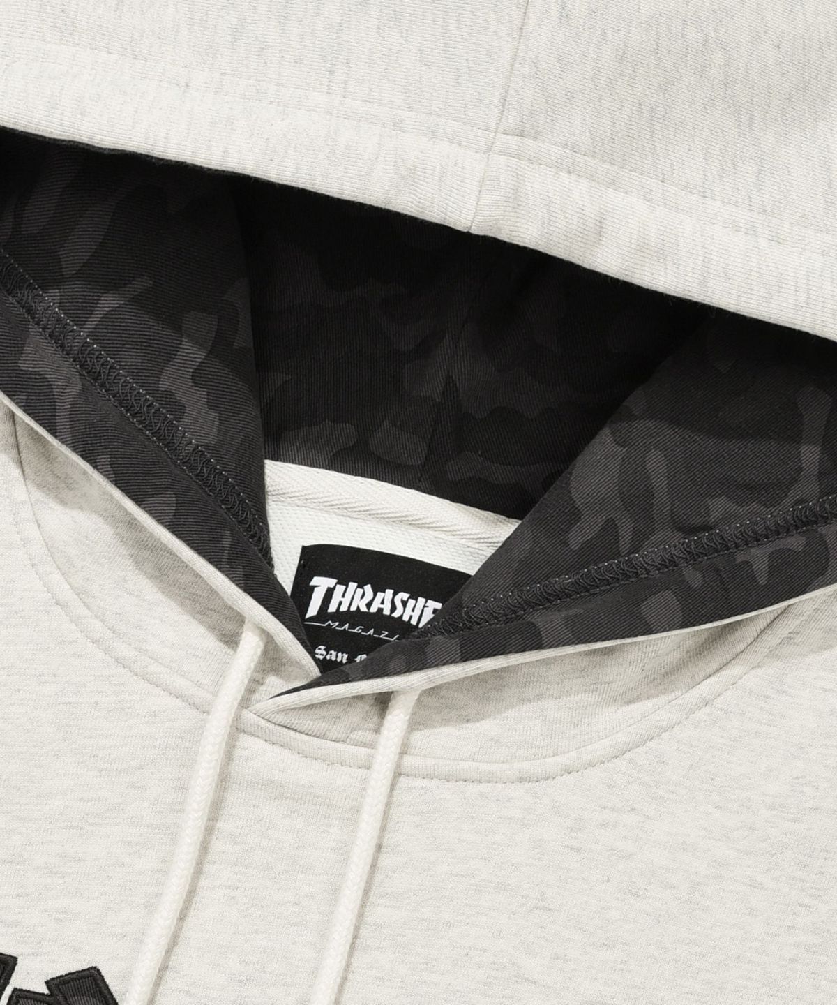 트레셔(THRASHER) 매거진 체크 포인트 후디 오트밀