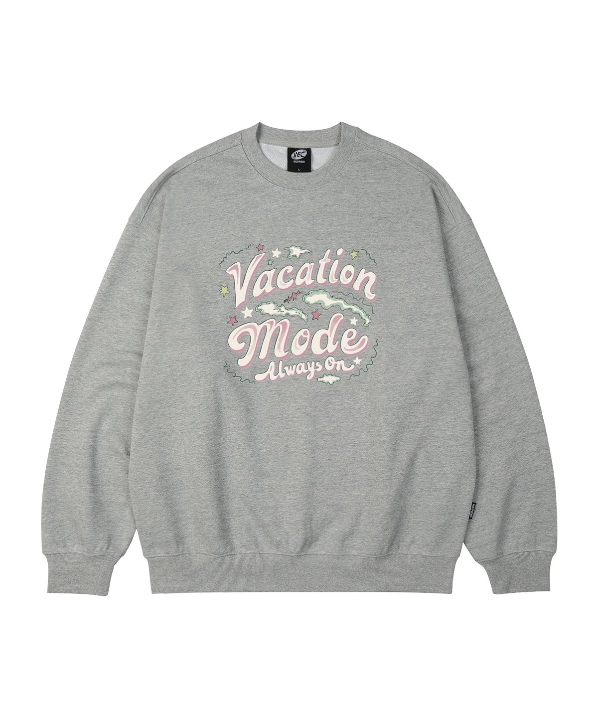와일드락(WILDROCK) Vacation Mode 오버핏 맨투맨_7 COL