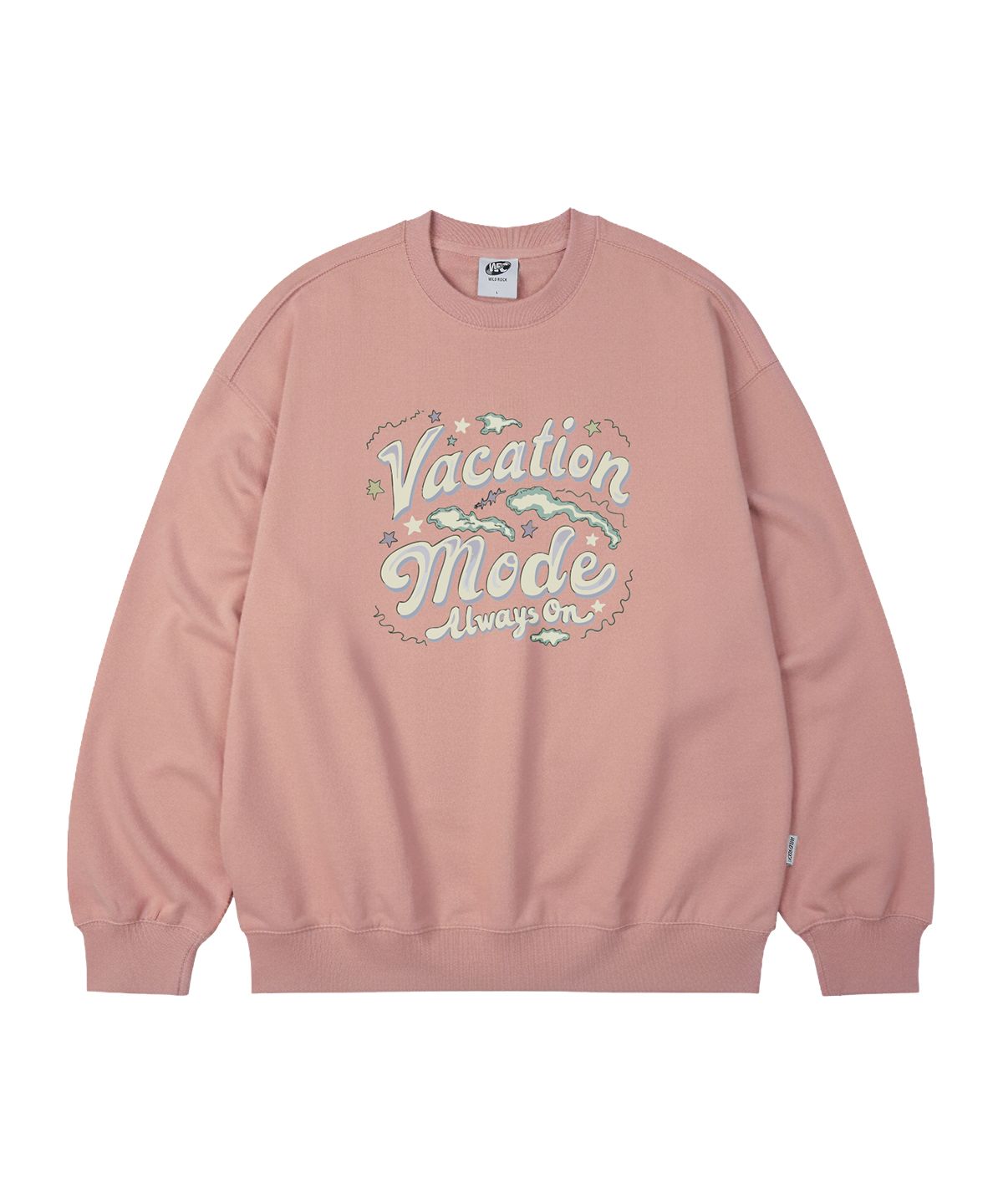 와일드락(WILDROCK) Vacation Mode 오버핏 맨투맨_7 COL