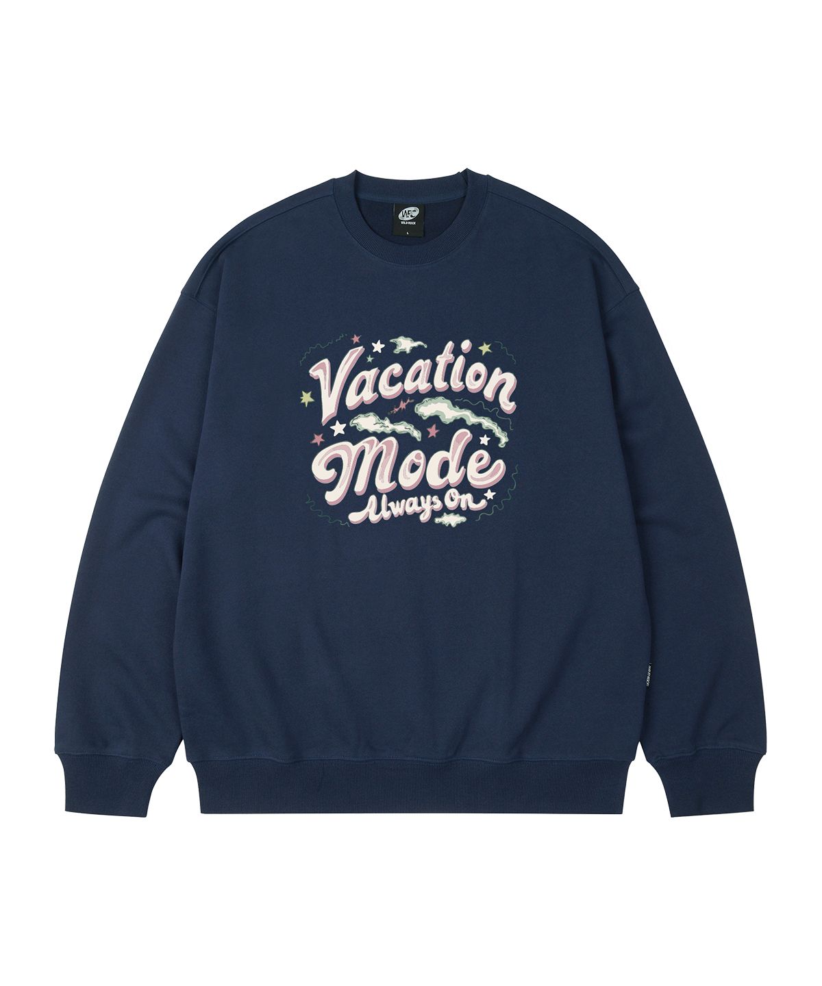 와일드락(WILDROCK) Vacation Mode 오버핏 맨투맨_7 COL