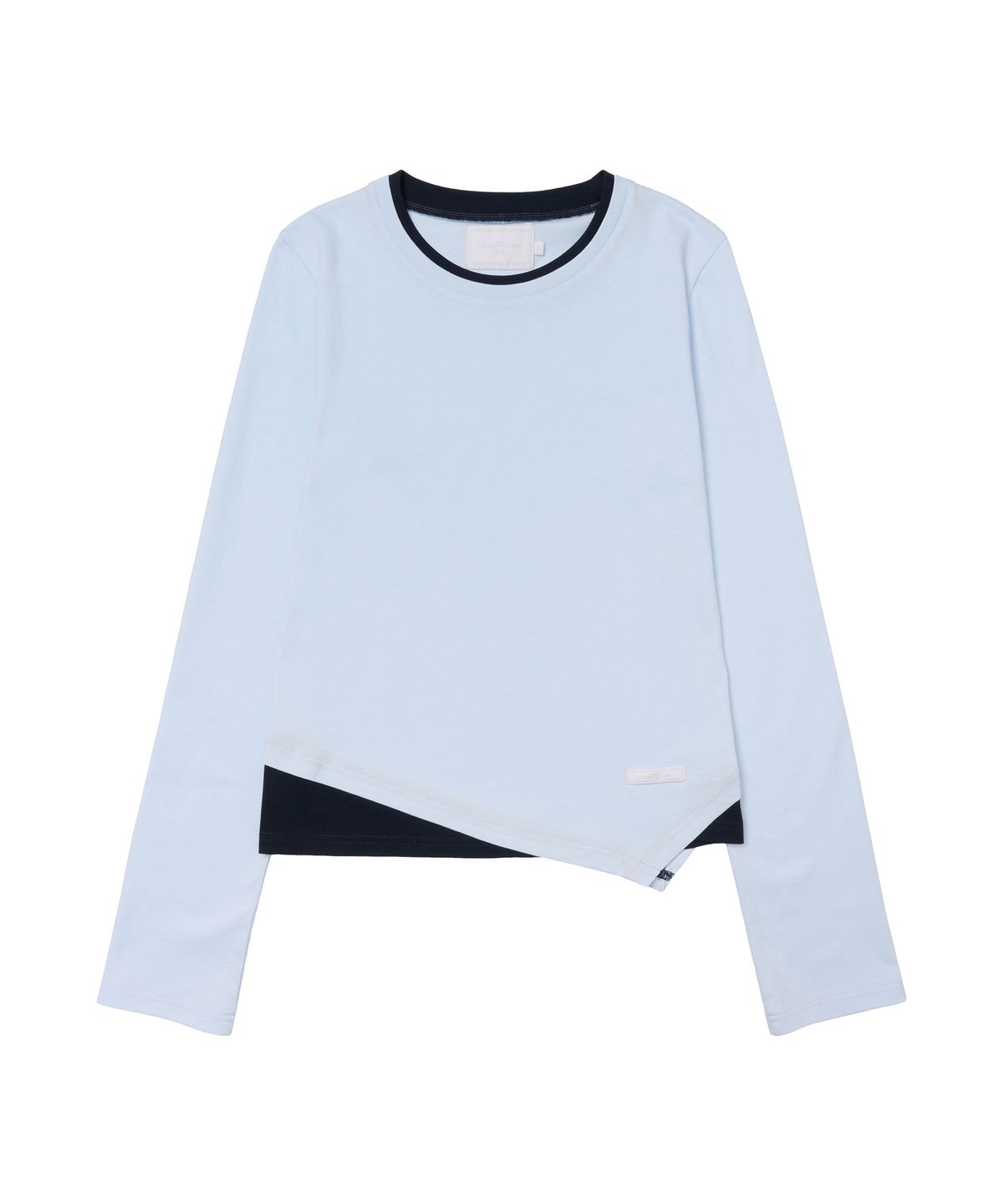아메스 월드와이드(AMES-WORLDWIDE) CLASSIC UNBALANCE LAYERED LS TEE BLUE