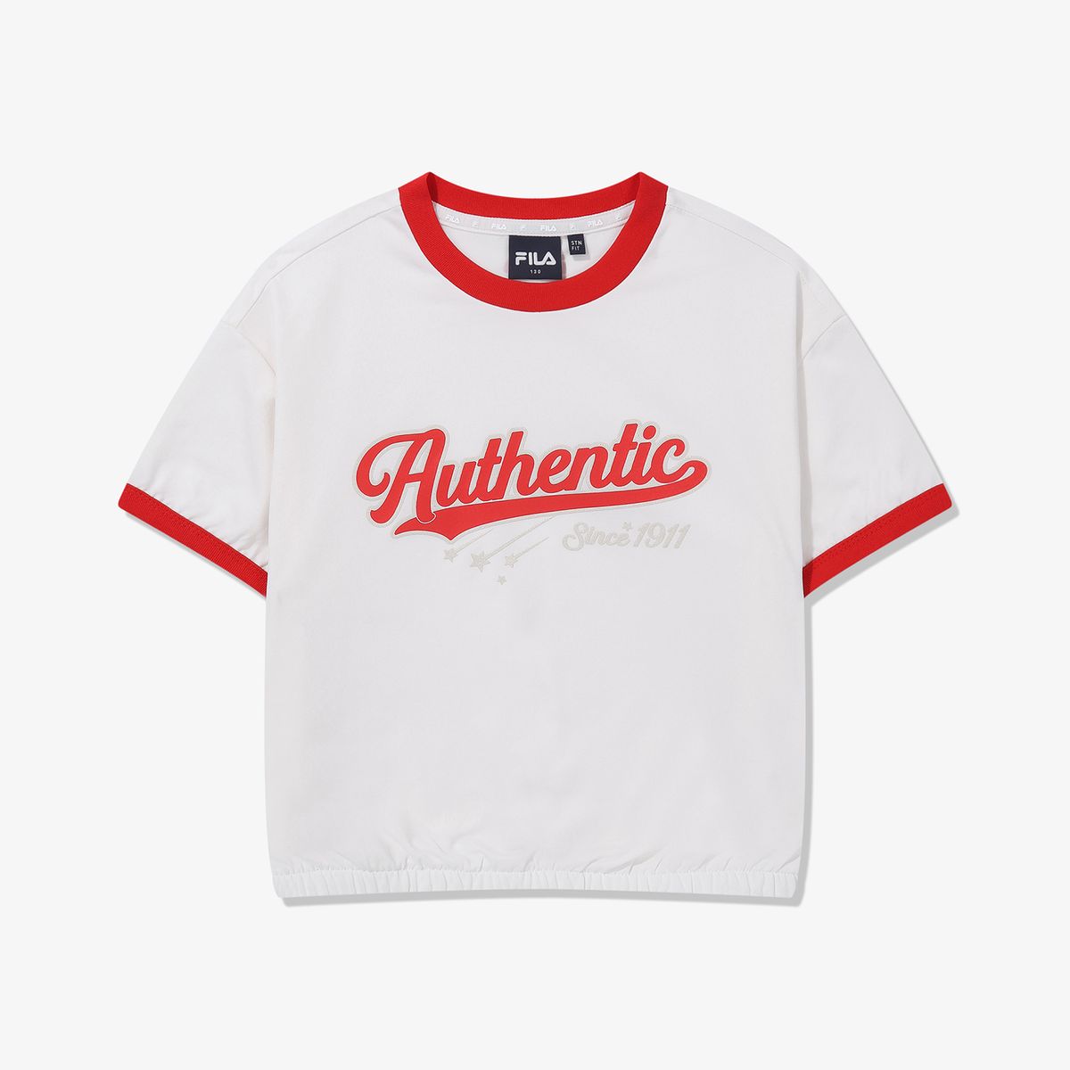 휠라 키즈(FILA KIDS) Drywave 여아 링거 티셔츠