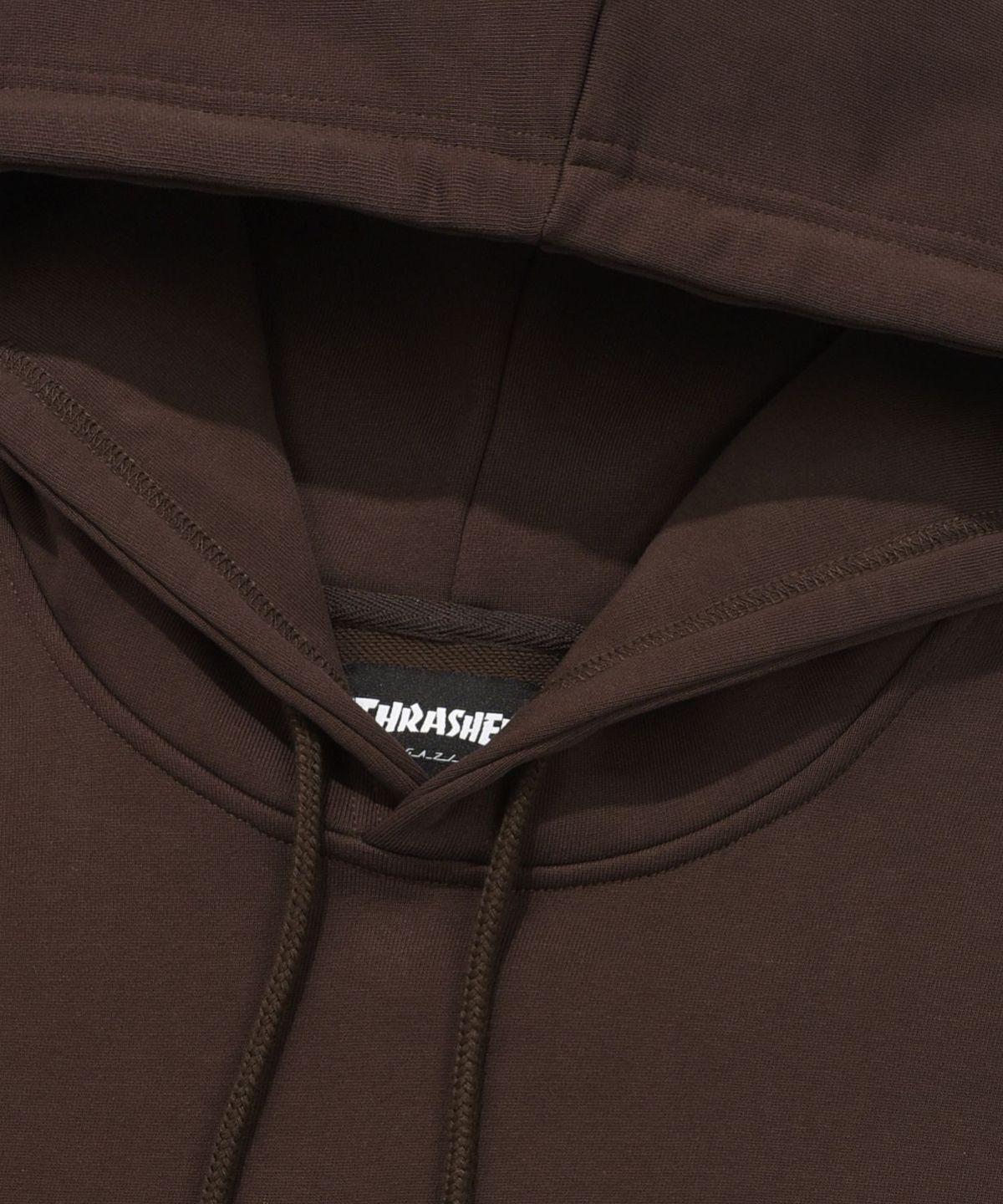 트레셔(THRASHER) 버블 멜팅 그래픽 후디 브라운