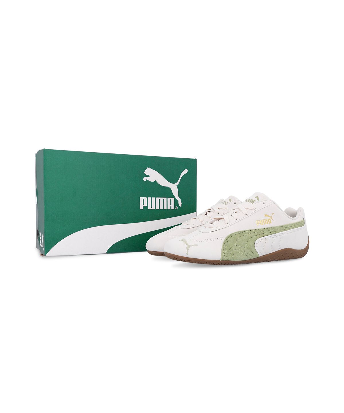 푸마(PUMA) 스피드캣 OG - 알파인스노우:카밍그린 / 398846-90