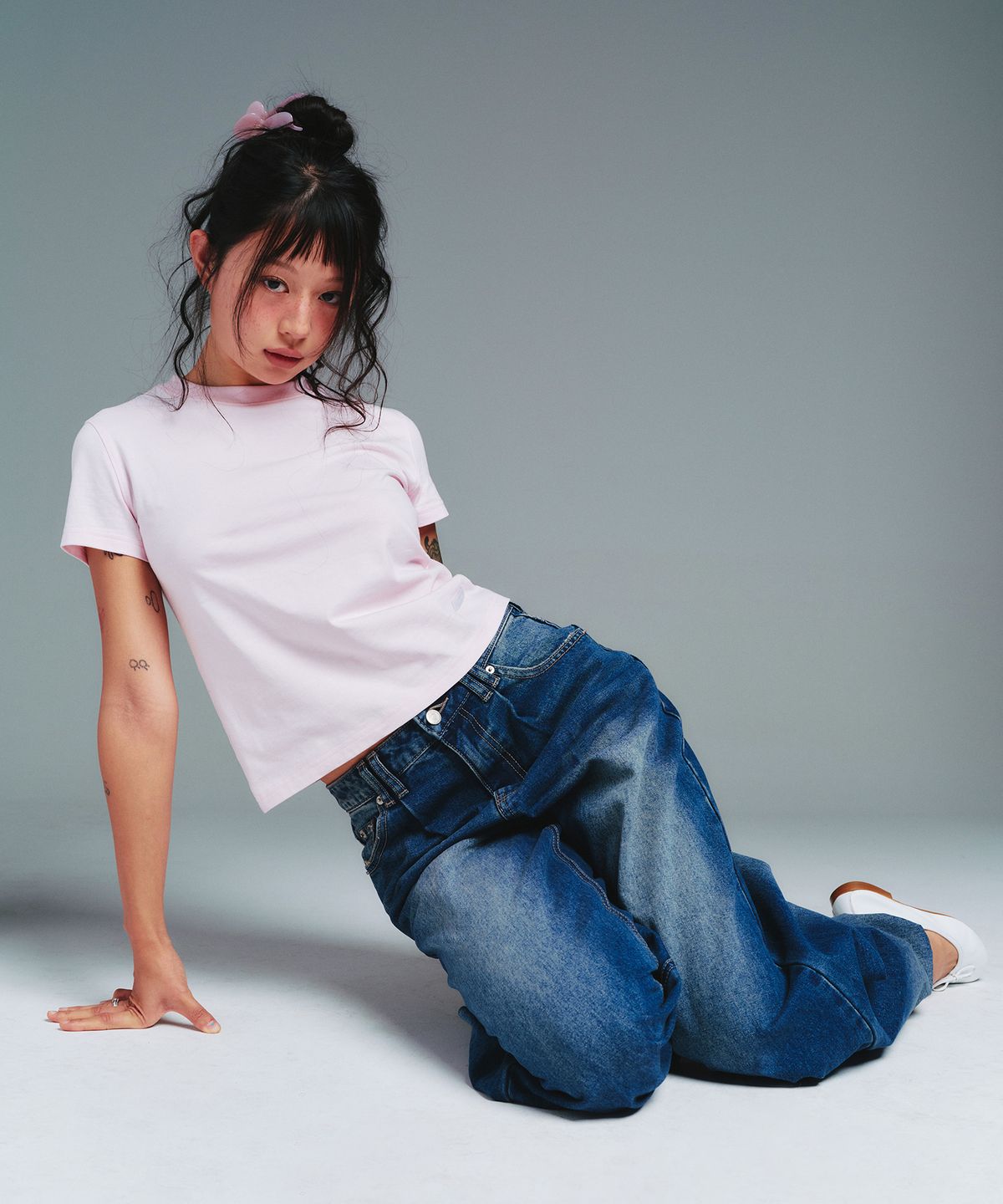 아메스 월드와이드(AMES-WORLDWIDE) CLASSIC BASIC TEE PINK