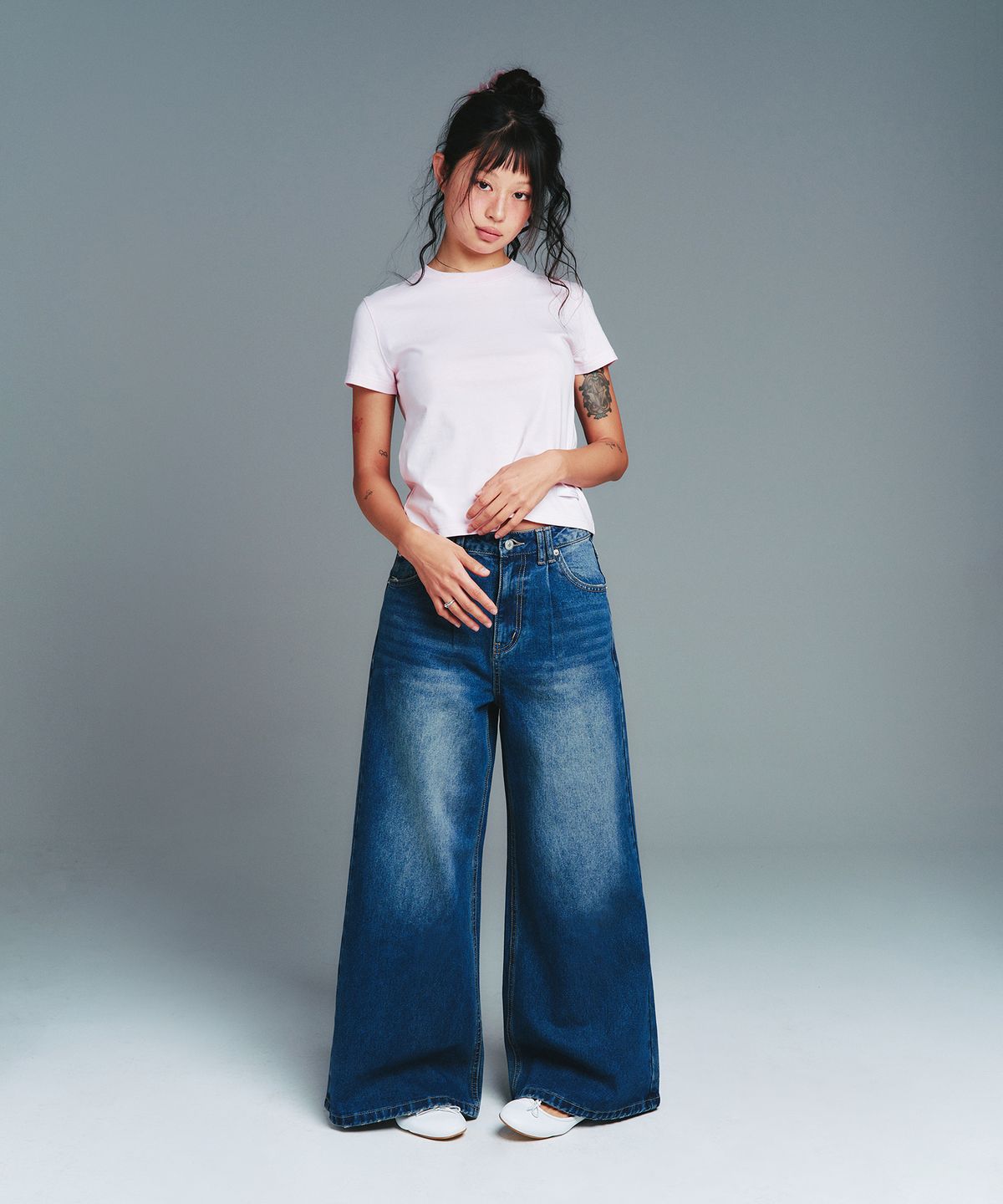 아메스 월드와이드(AMES-WORLDWIDE) CLASSIC BASIC TEE PINK
