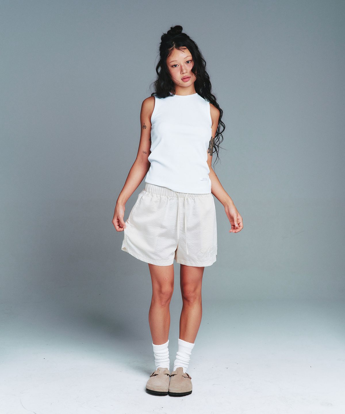 아메스 월드와이드(AMES-WORLDWIDE) CLASSIC ROUND SLEEVELESS BLUE
