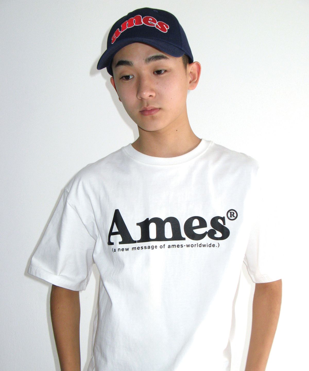 아메스 월드와이드(AMES-WORLDWIDE) AMES ARCH BALL CAP NAVY