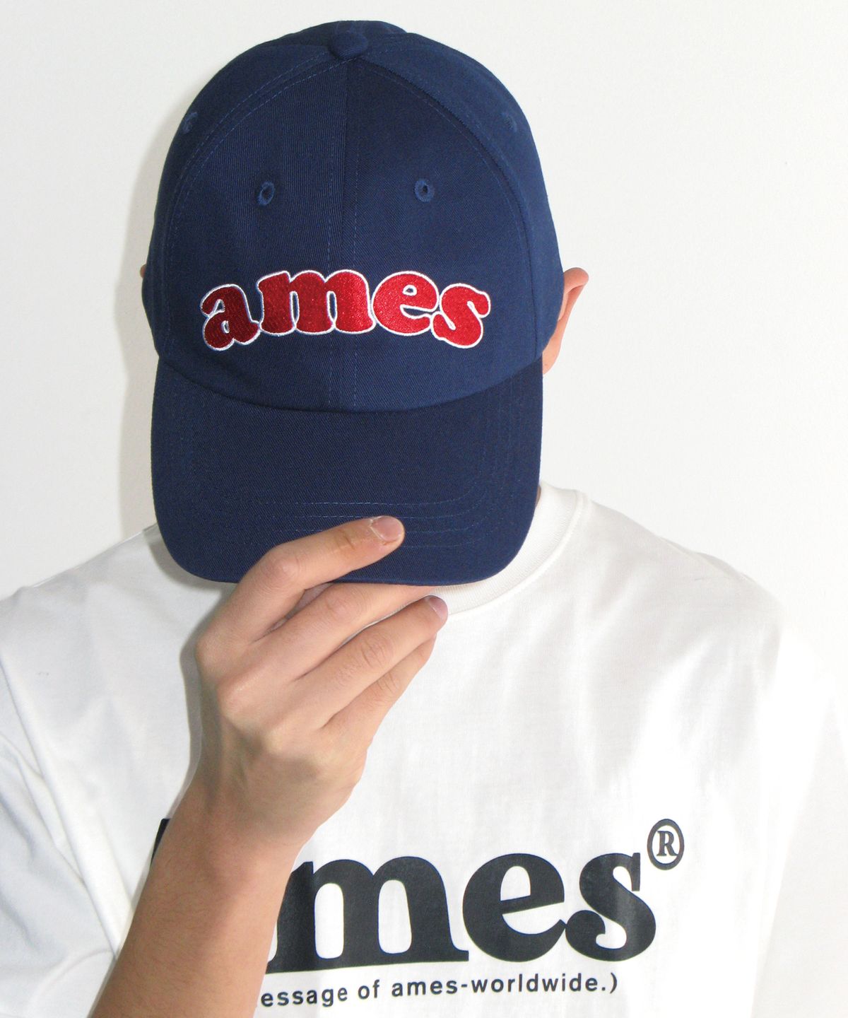 아메스 월드와이드(AMES-WORLDWIDE) AMES ARCH BALL CAP NAVY