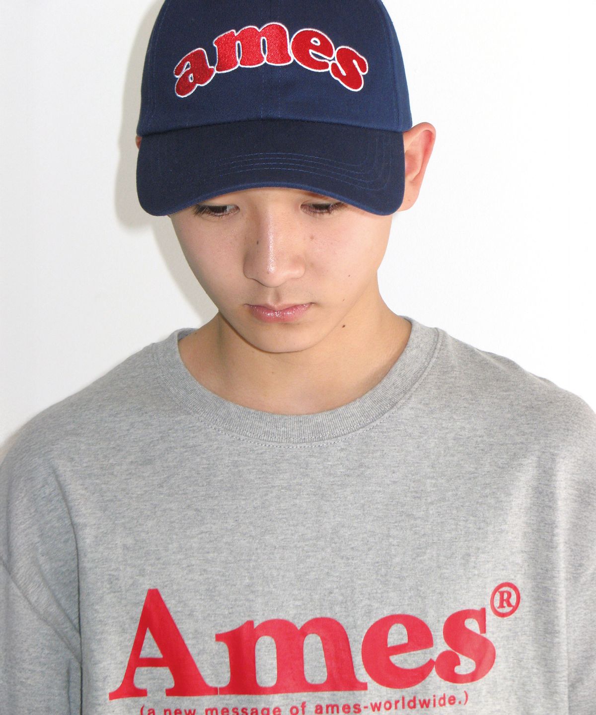 아메스 월드와이드(AMES-WORLDWIDE) AMES ARCH BALL CAP NAVY