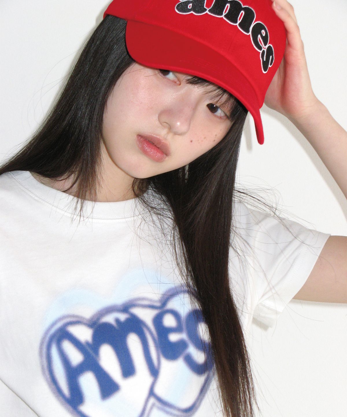 아메스 월드와이드(AMES-WORLDWIDE) AMES ARCH BALL CAP RED