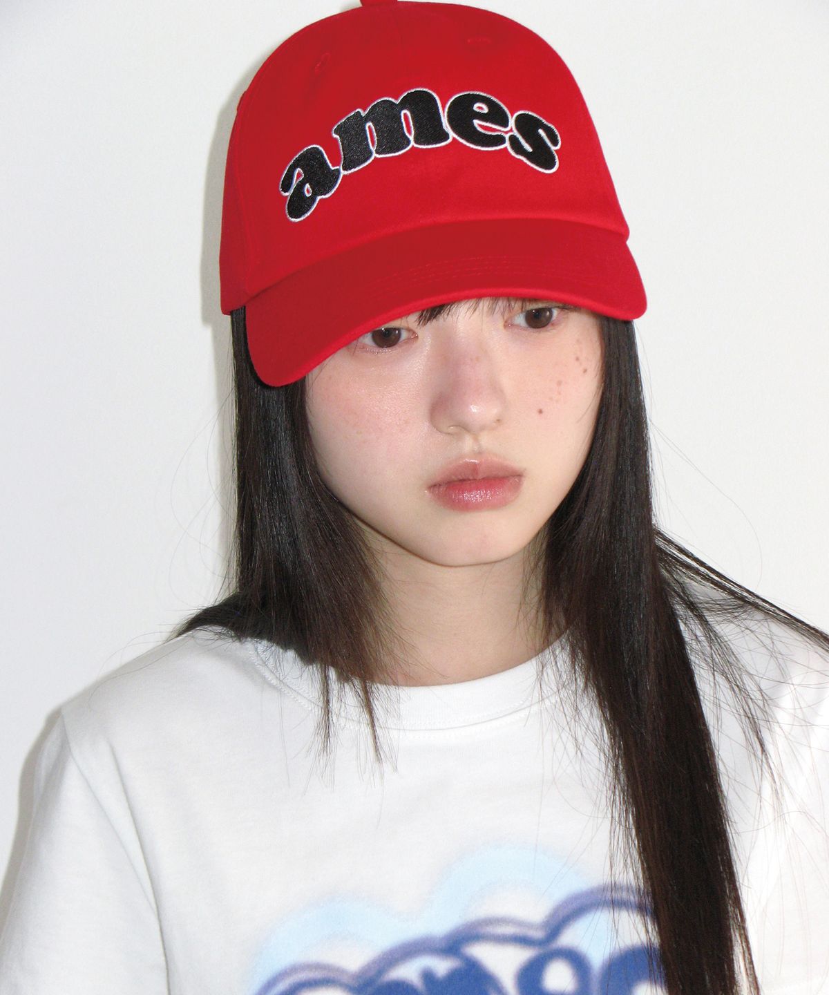 아메스 월드와이드(AMES-WORLDWIDE) AMES ARCH BALL CAP RED