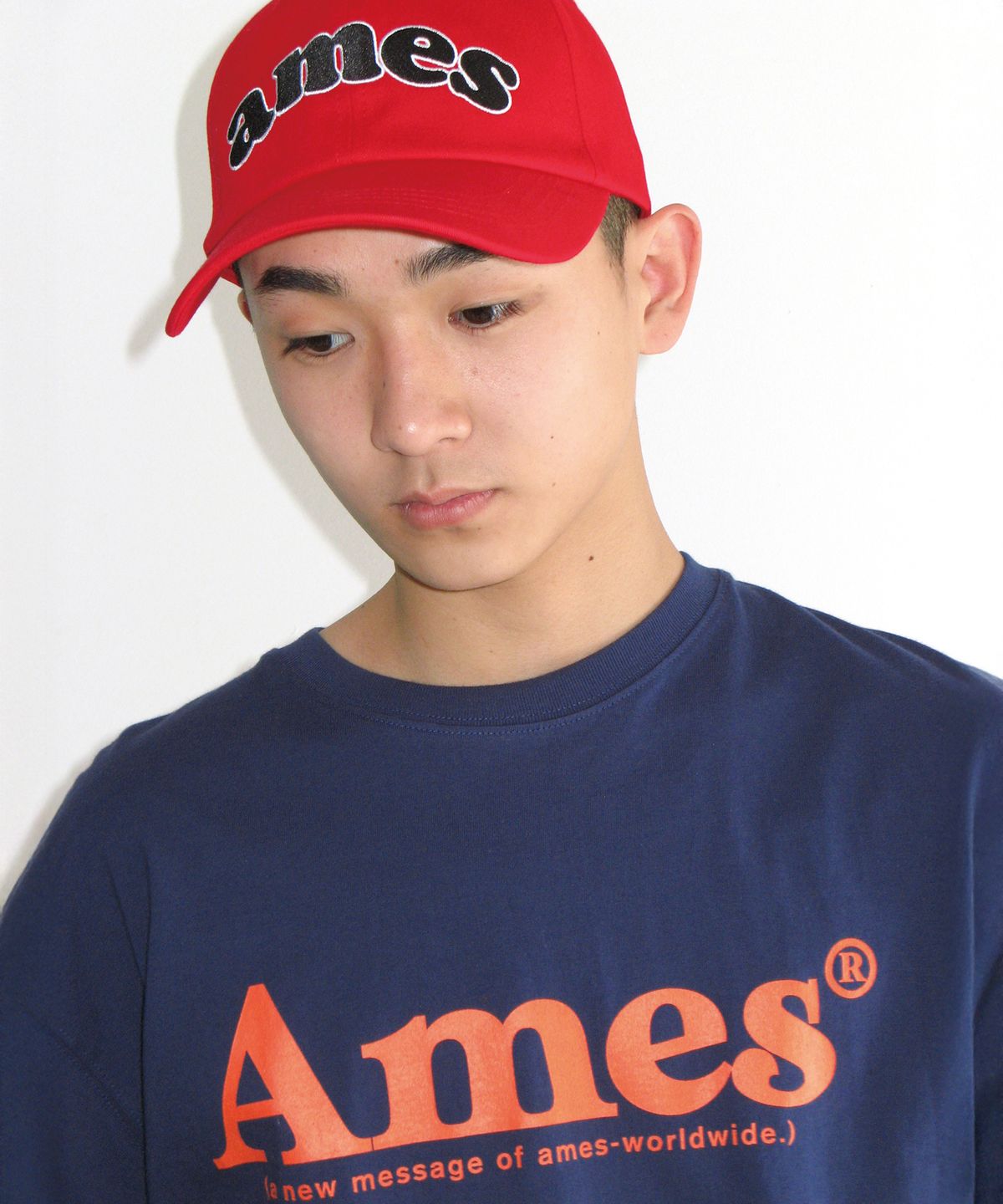 아메스 월드와이드(AMES-WORLDWIDE) AMES ARCH BALL CAP RED