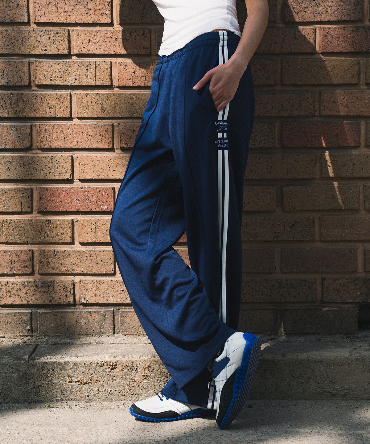 이피티(EPT) [EPT X COCO CAPITAN] CHECKMATE FENCER TRACK PANTS (NAVY)