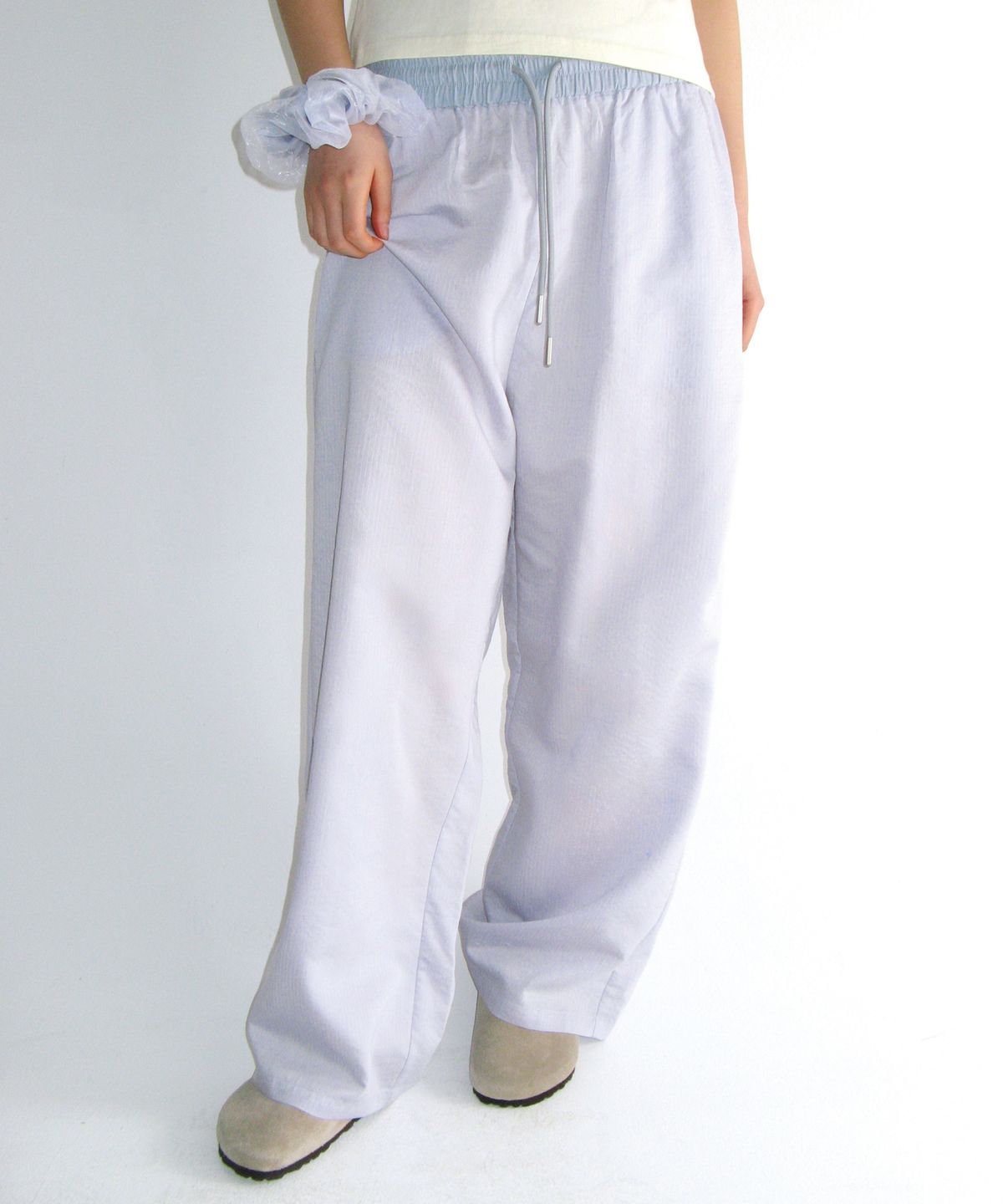 아메스 월드와이드(AMES-WORLDWIDE) STRIPE EASY PANTS BLUE