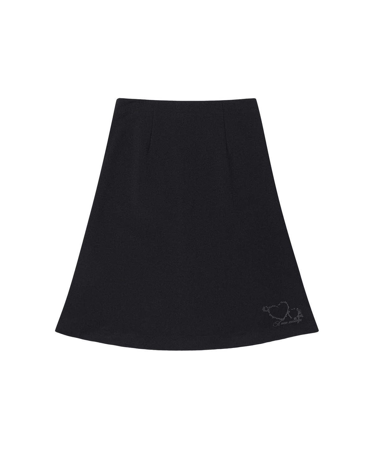 아메스 월드와이드(AMES-WORLDWIDE) GRACE FLARED MIDI SKIRT BLACK