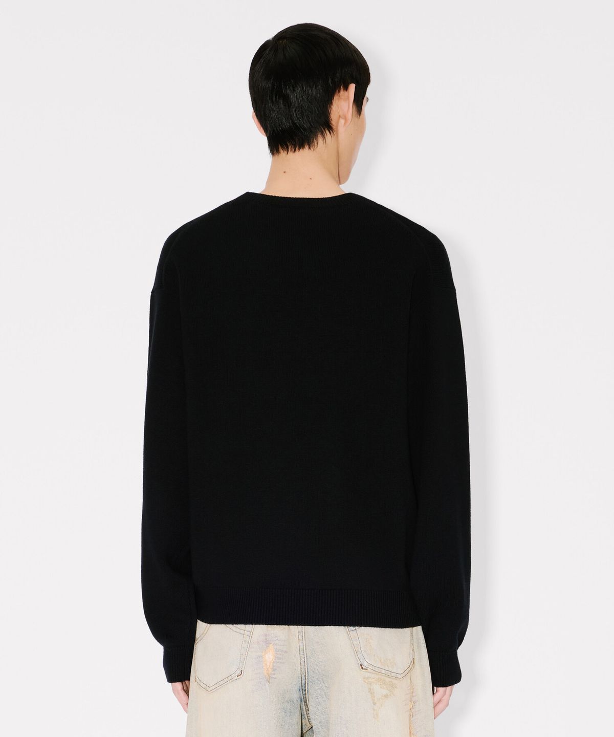 겐조(KENZO) 남성 겐조 와일드 타이거 니트_K265AMK301BKX