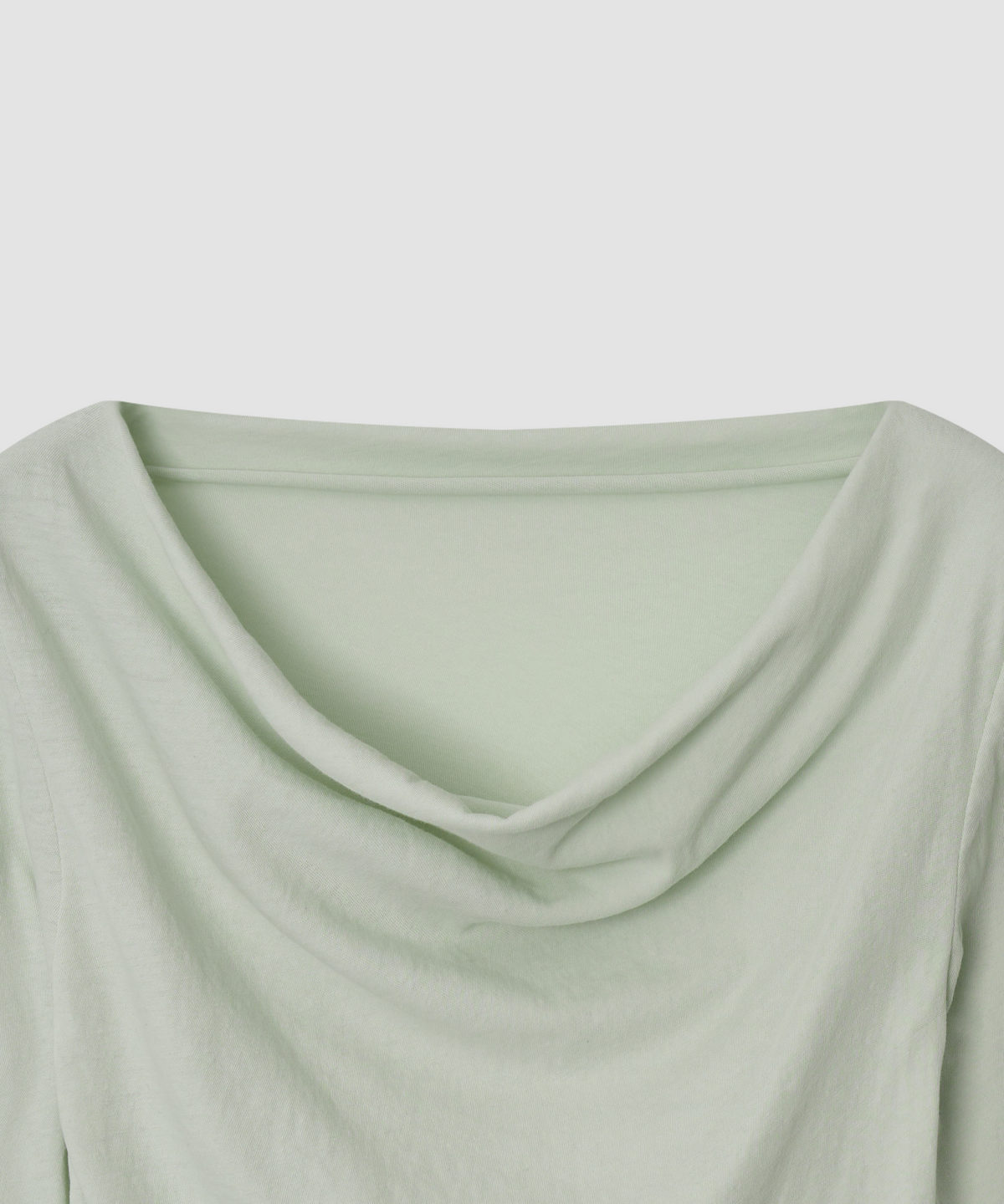 더 릴(THE LILLE) Flow Cotton Drape T_Mint