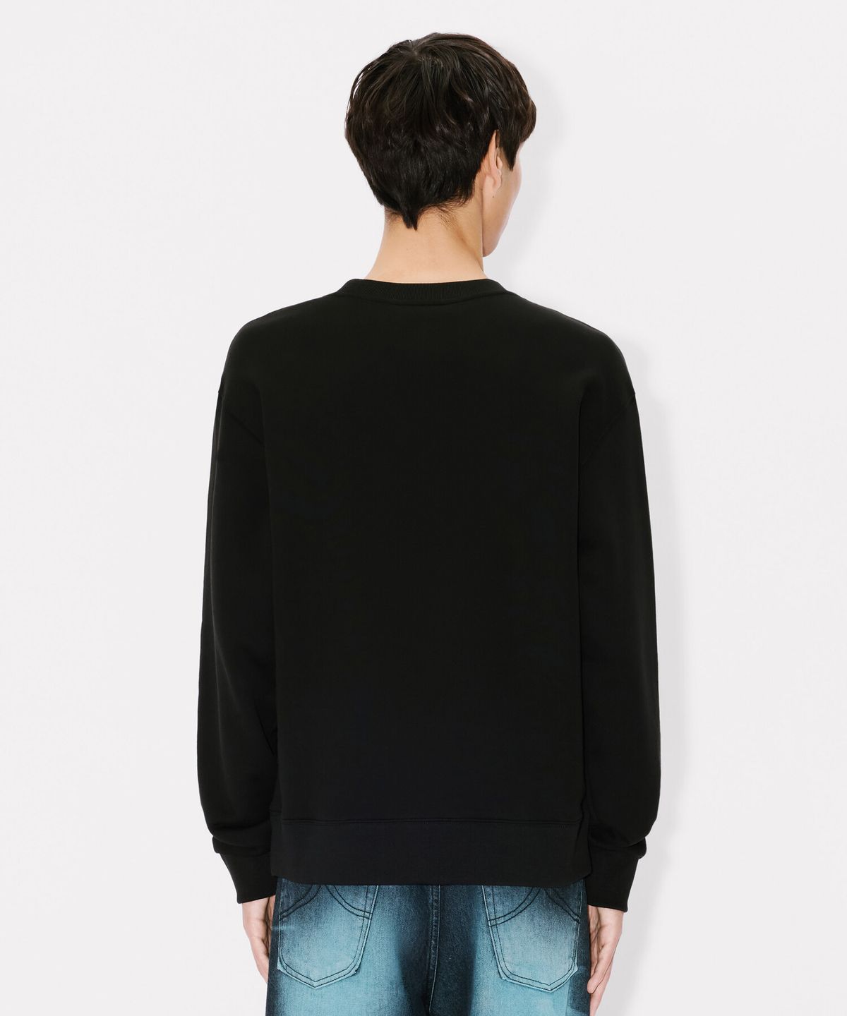 겐조(KENZO) 남성 겐조 보케 하트 클래식 블랙 스웻셔츠_K265AMW702BKX