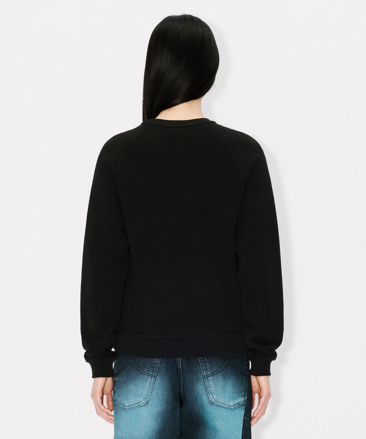 겐조(KENZO) 여성 겐조 보케 하트 블랙 클래식 스웻셔츠_K265AWW702BKX