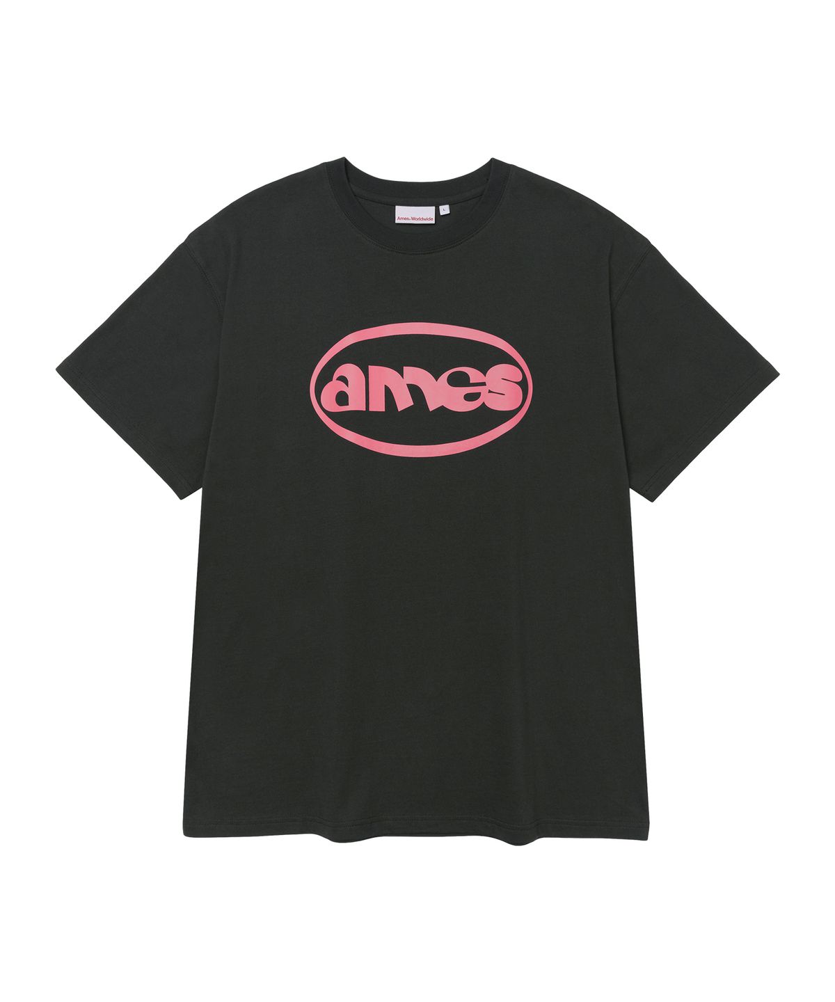아메스 월드와이드(AMES-WORLDWIDE) AMES CIRCLE LOGO SYMBOL TEE CHARCOAL