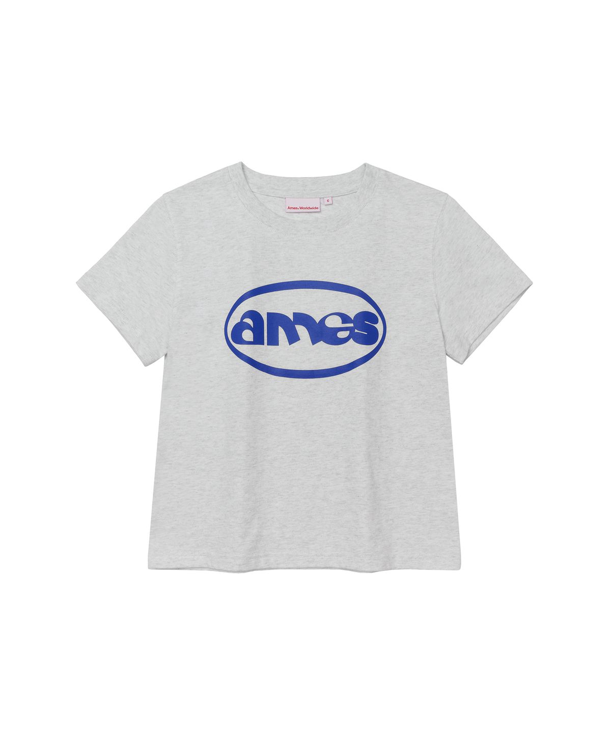 아메스 월드와이드(AMES-WORLDWIDE) AMES CIRCLE LOGO SYMBOL TEE LIGHT GREY