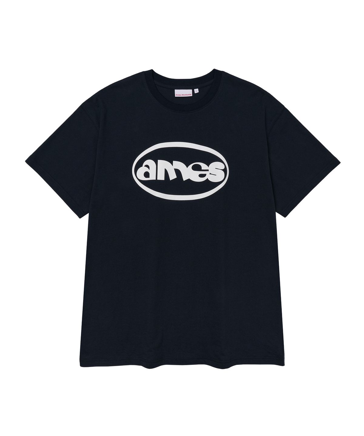 아메스 월드와이드(AMES-WORLDWIDE) AMES CIRCLE LOGO SYMBOL TEE NAVY