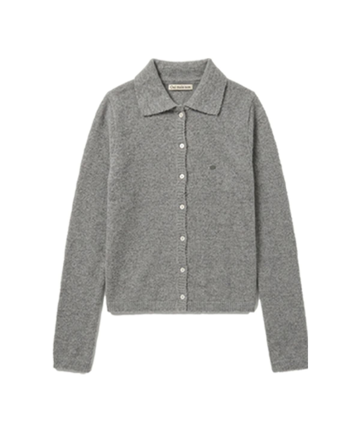 위메농(OUI MAIS NON) Jill sheer mohair cardigan