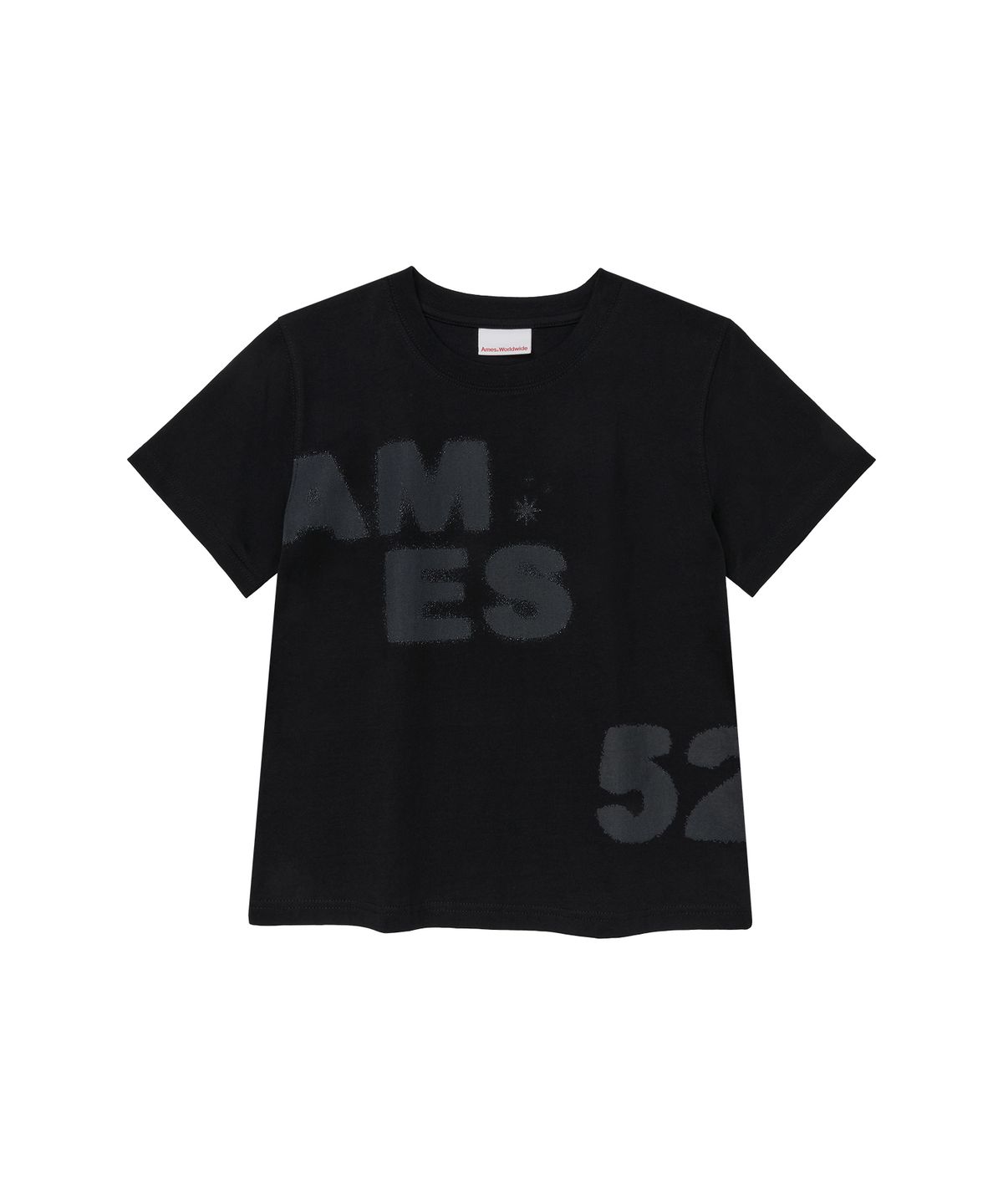 아메스 월드와이드(AMES-WORLDWIDE) SPRAY 52 TYPO TEE BLACK