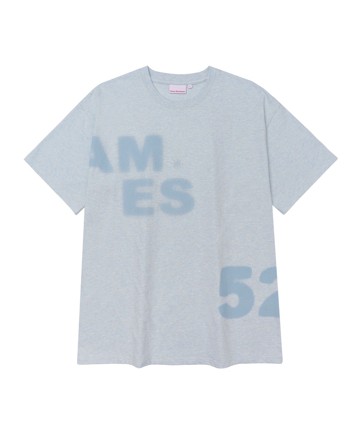 아메스 월드와이드(AMES-WORLDWIDE) SPRAY 52 TYPO TEE BLUE