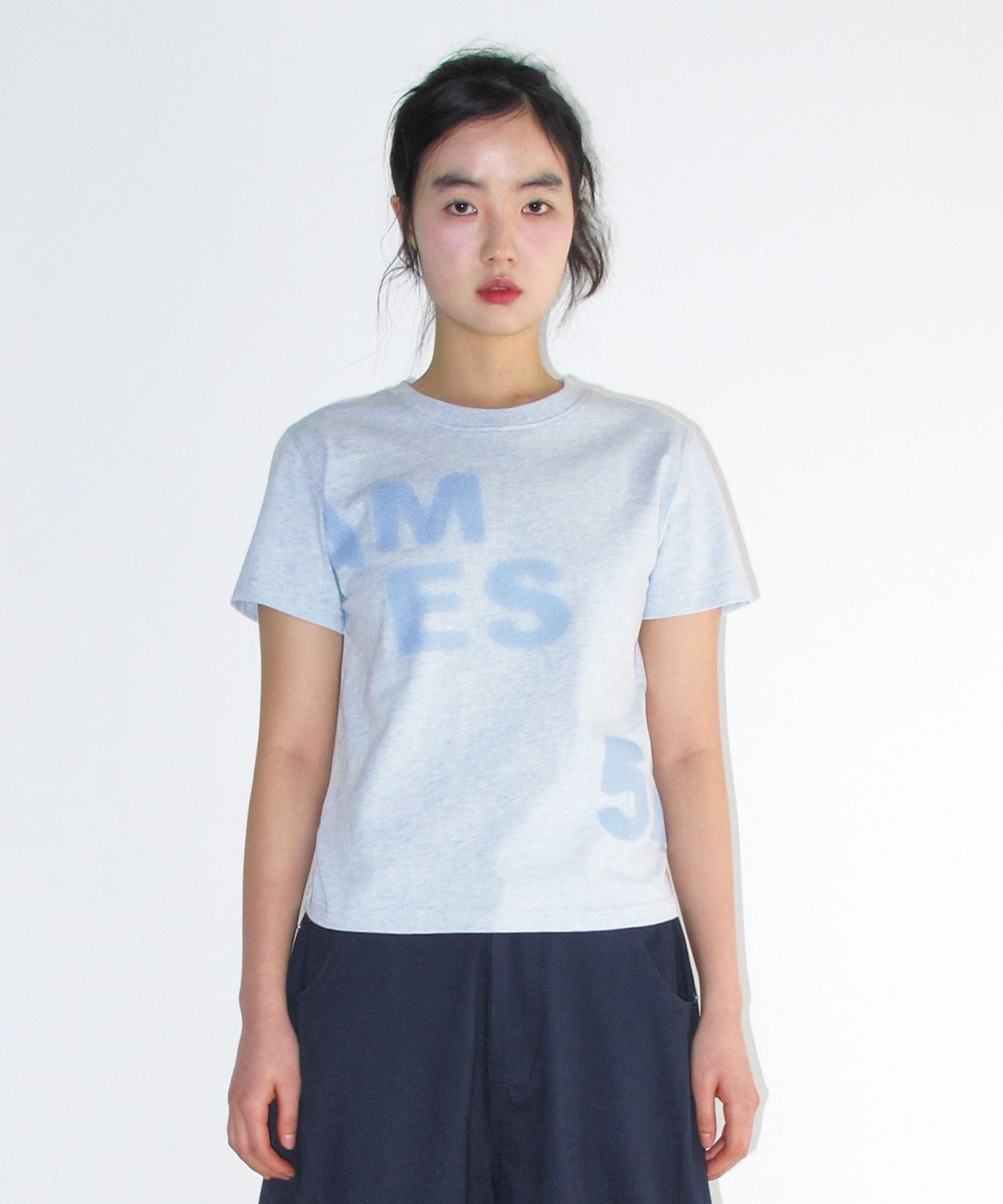 아메스 월드와이드(AMES-WORLDWIDE) SPRAY 52 TYPO TEE BLUE