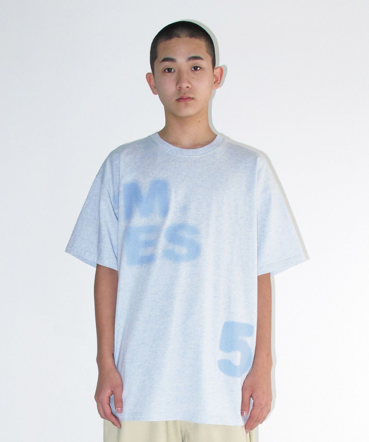 아메스 월드와이드(AMES-WORLDWIDE) SPRAY 52 TYPO TEE BLUE