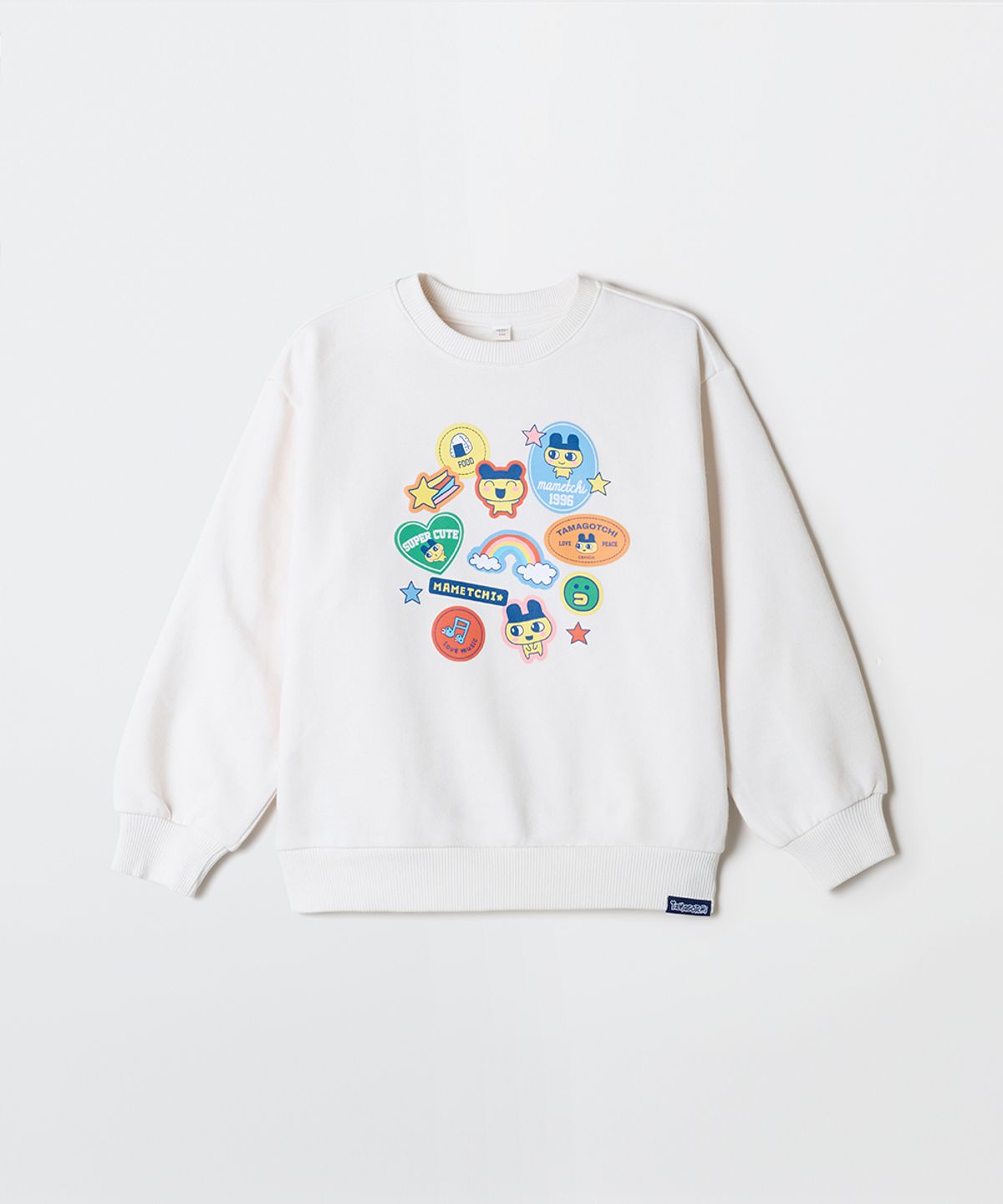 스파오 키즈(SPAO KIDS) [키즈] (다마고치) 스웨트셔츠 (기모)(CREAM)_SPMWF4TKU2