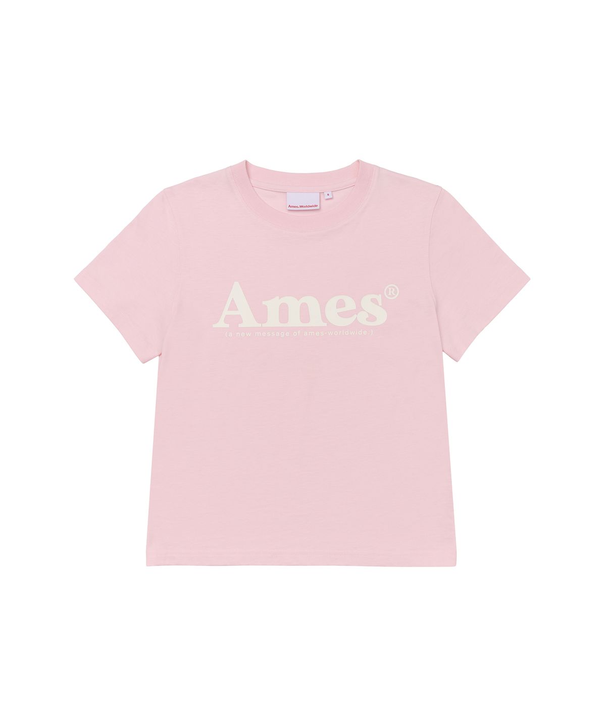 아메스 월드와이드(AMES-WORLDWIDE) BASIC LOGO TEE PINK