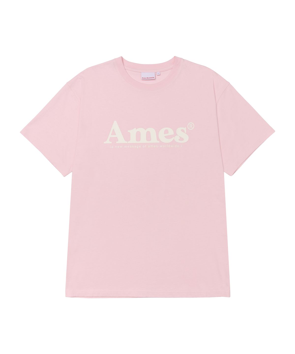 아메스 월드와이드(AMES-WORLDWIDE) BASIC LOGO TEE PINK
