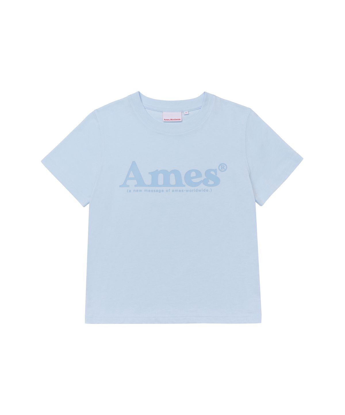 아메스 월드와이드(AMES-WORLDWIDE) BASIC LOGO TEE SKY BLUE