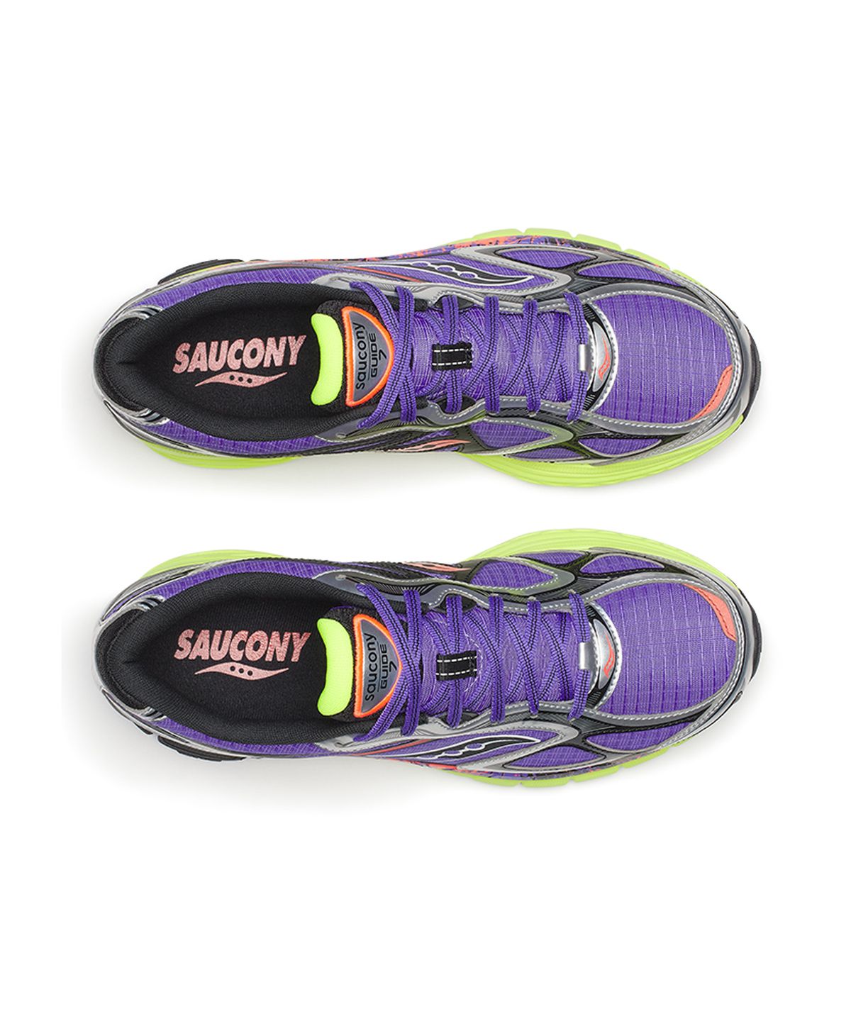 써코니(SAUCONY) (공용) 프로그리드 가이드 7 - 퍼플:시트론 / S70995-2