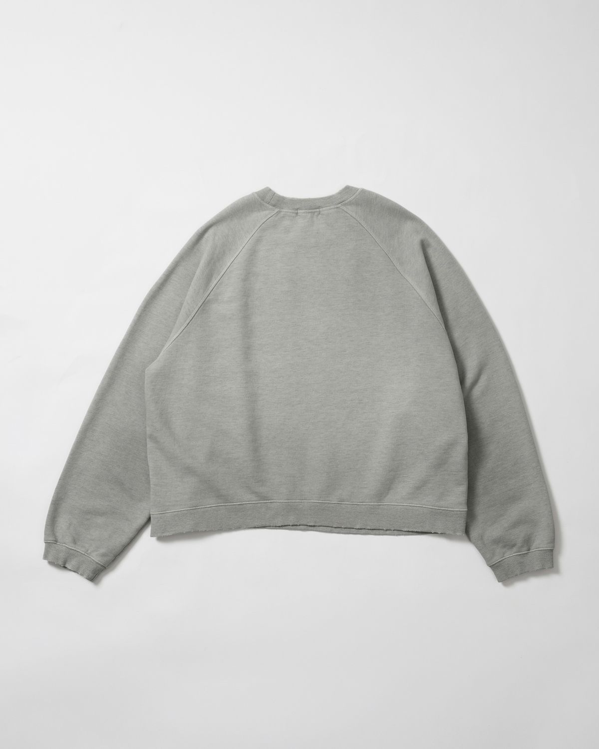 슈퍼벨로체(SUPERVELOCE) Miglia Raglan Sweatshirt Dust Gray