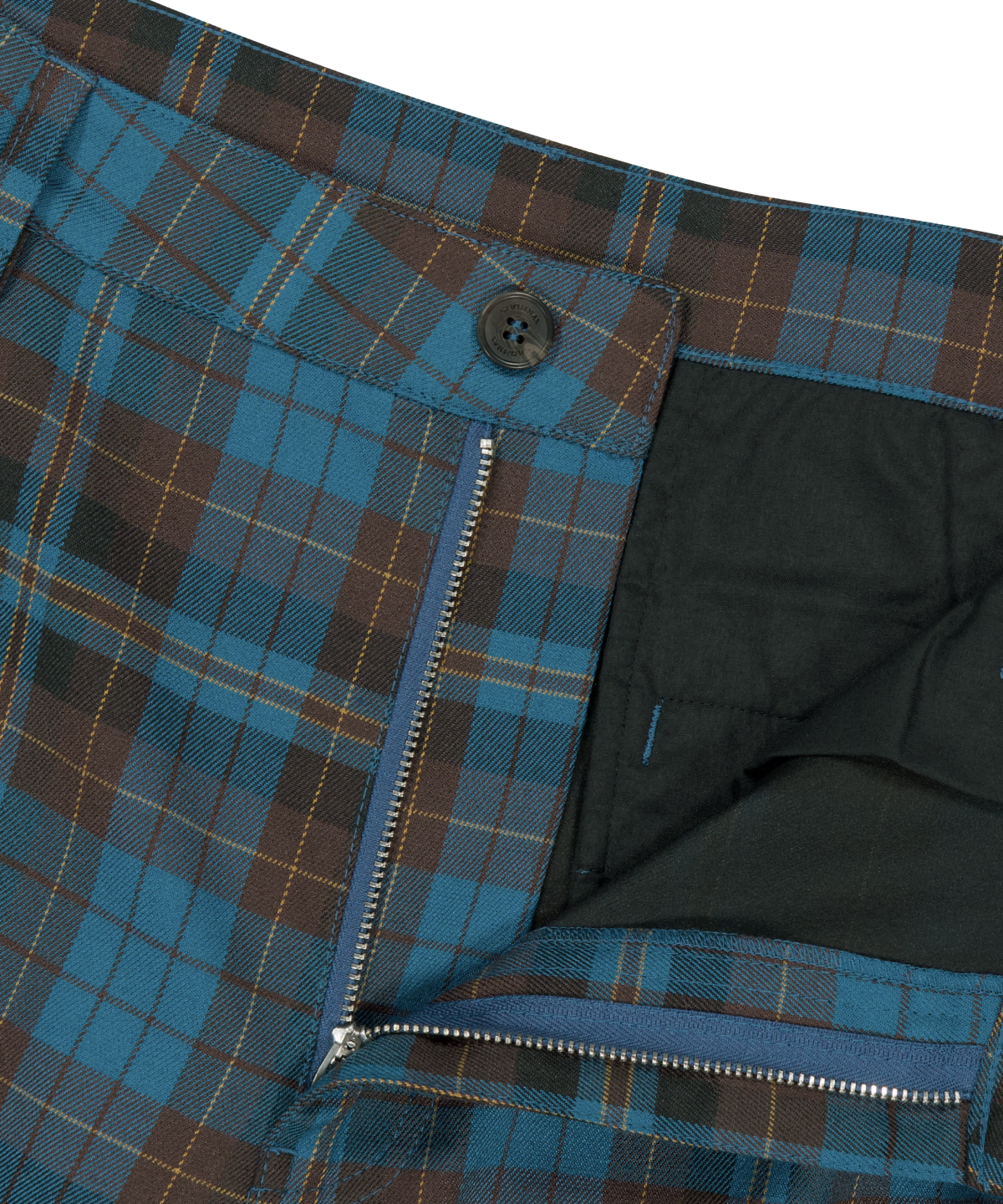 위캔더스(WKNDRS) PLAID EASY SHORTS (BLUE)