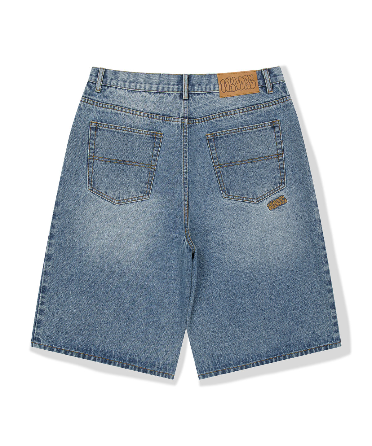 위캔더스(WKNDRS) G-LOGO DENIM SHORTS (DENIM)
