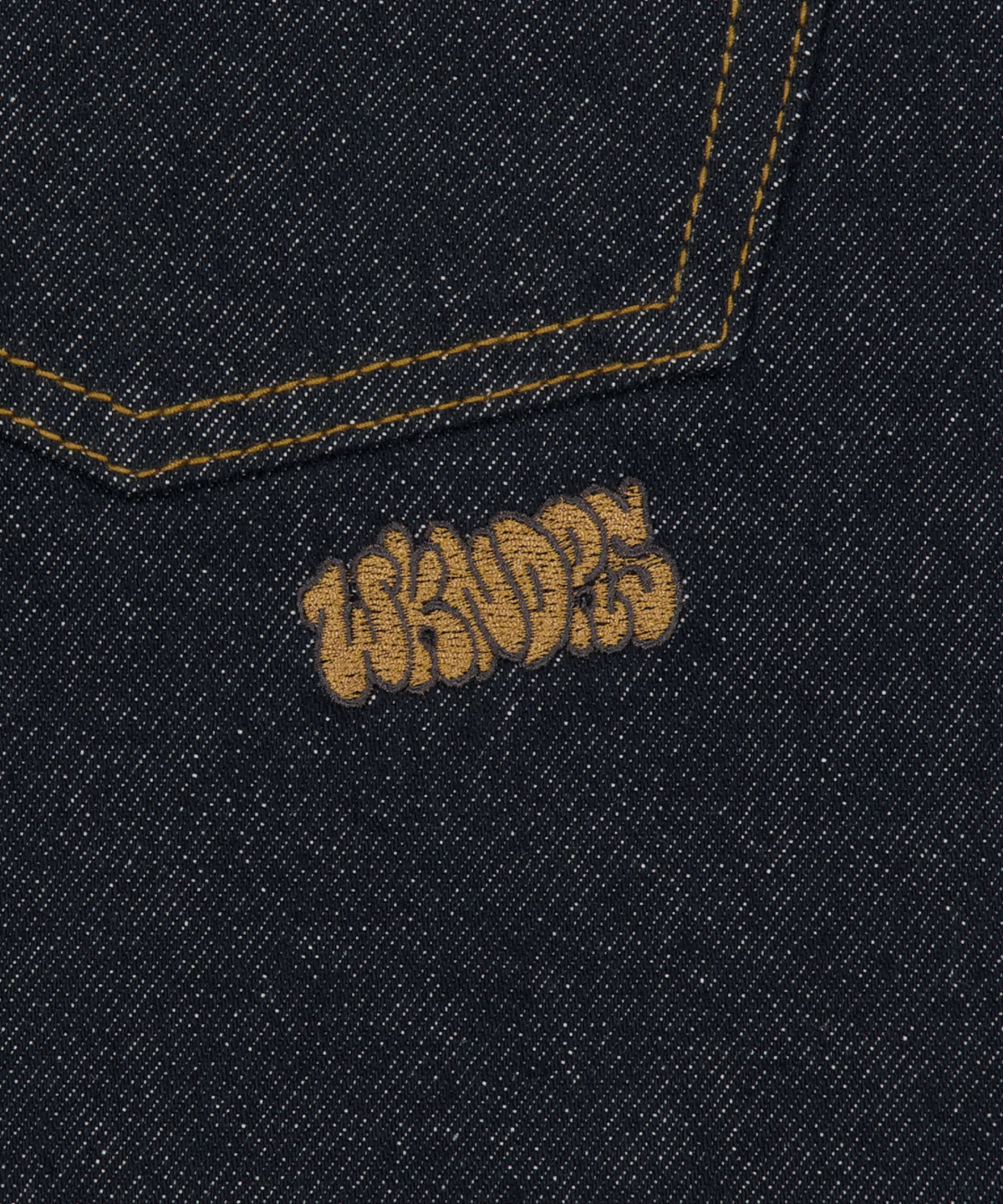 위캔더스(WKNDRS) G-LOGO DENIM SHORTS (D.BLUE)