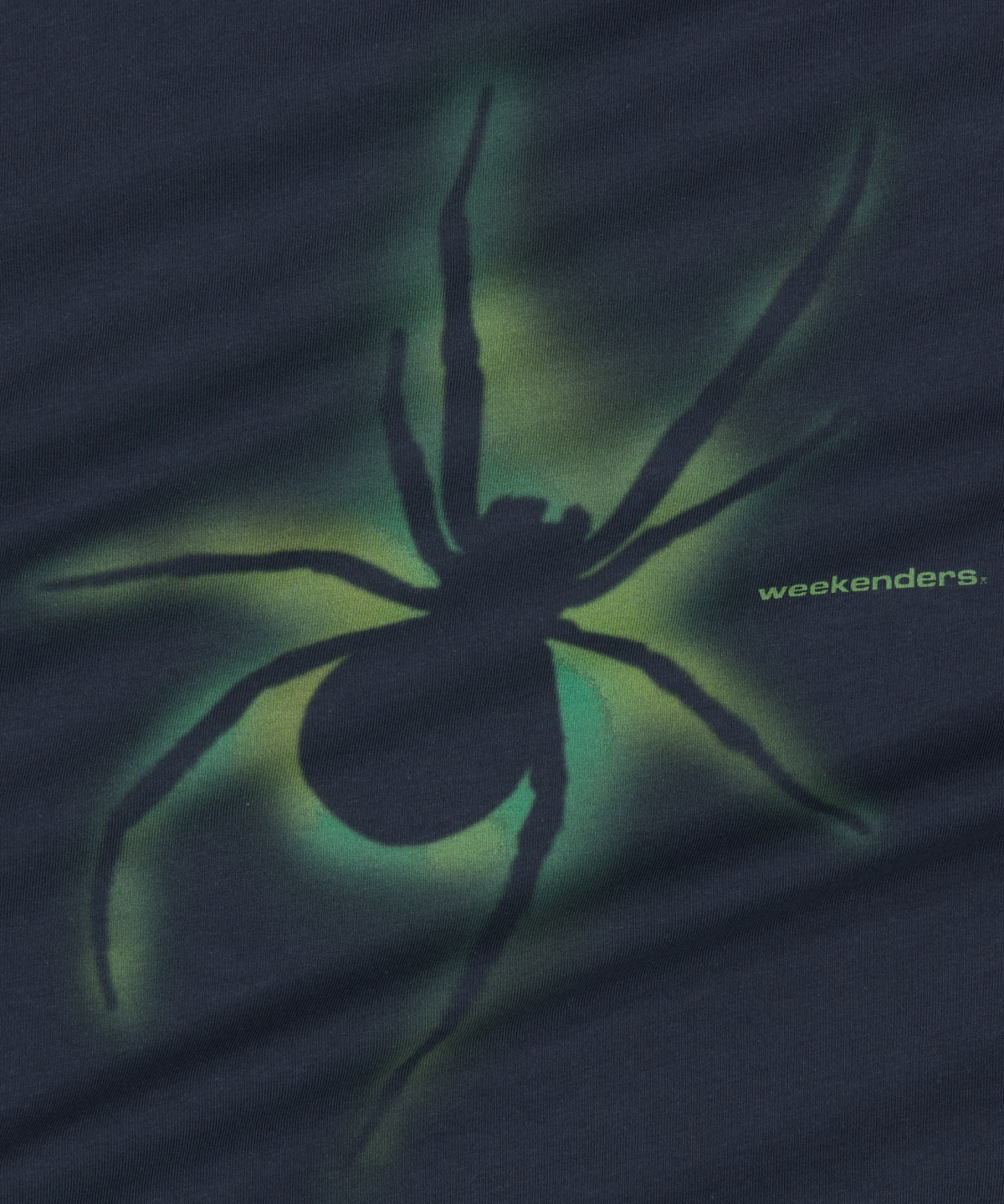 위캔더스(WKNDRS) SPIDER T-SHIRT (NAVY)