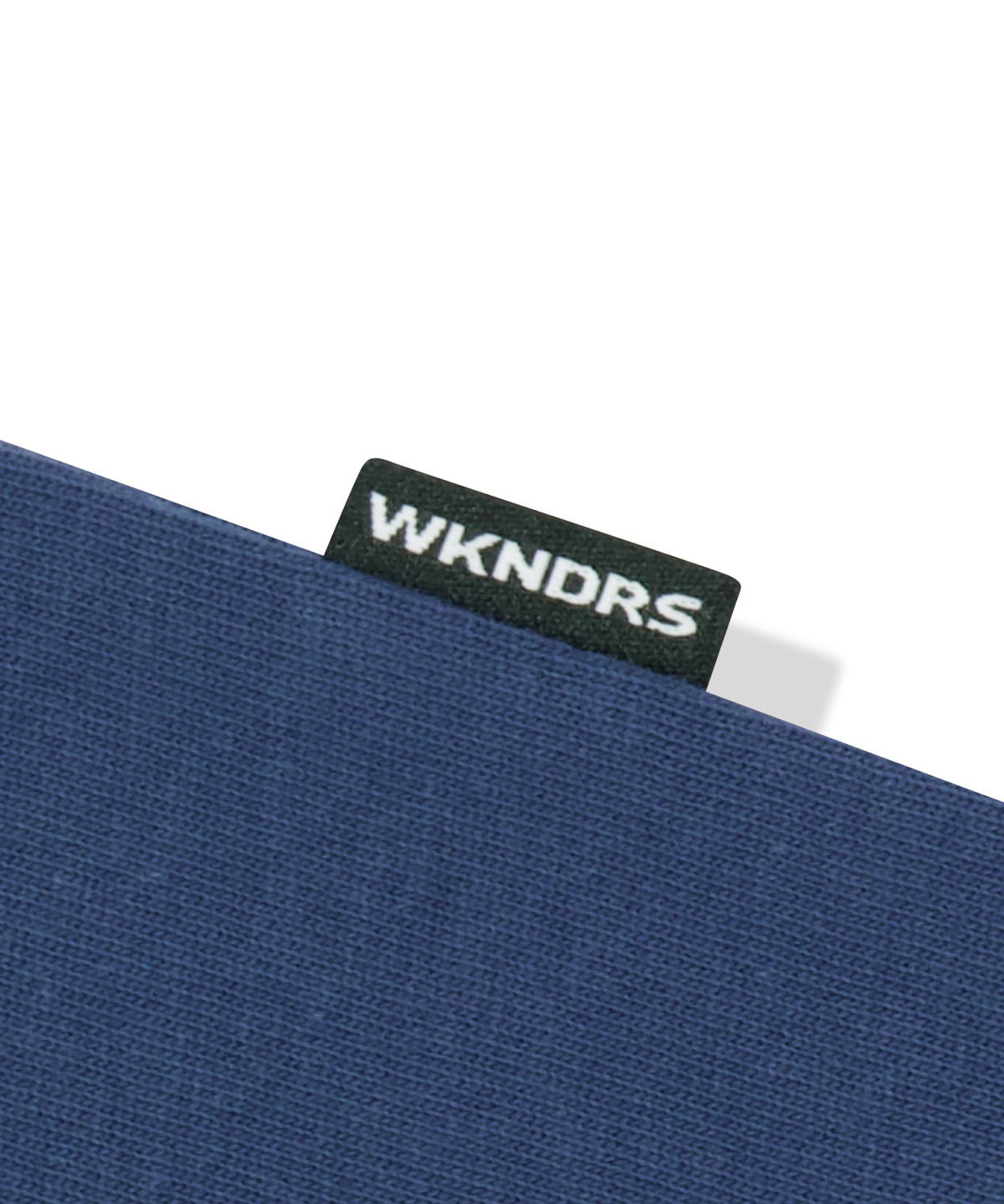 위캔더스(WKNDRS) PLAID BUBBLE T-SHIRT (NAVY)