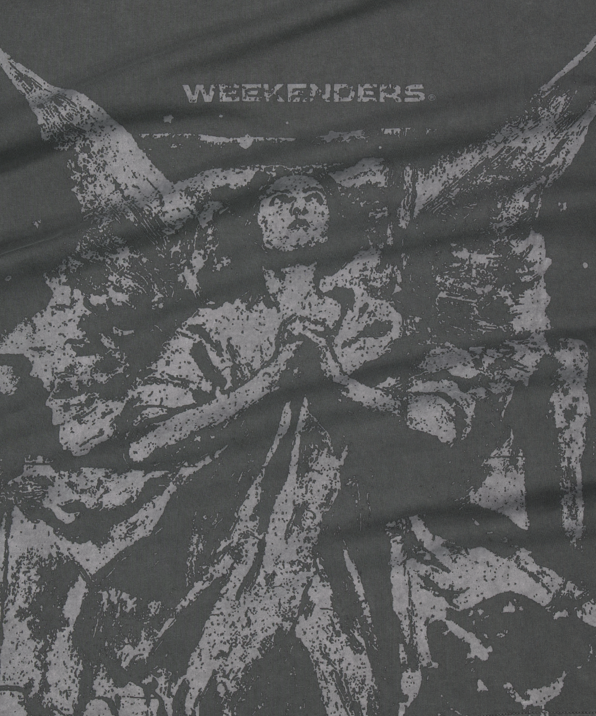 위캔더스(WKNDRS) PRAYER T-SHIRT (CHARCOAL)