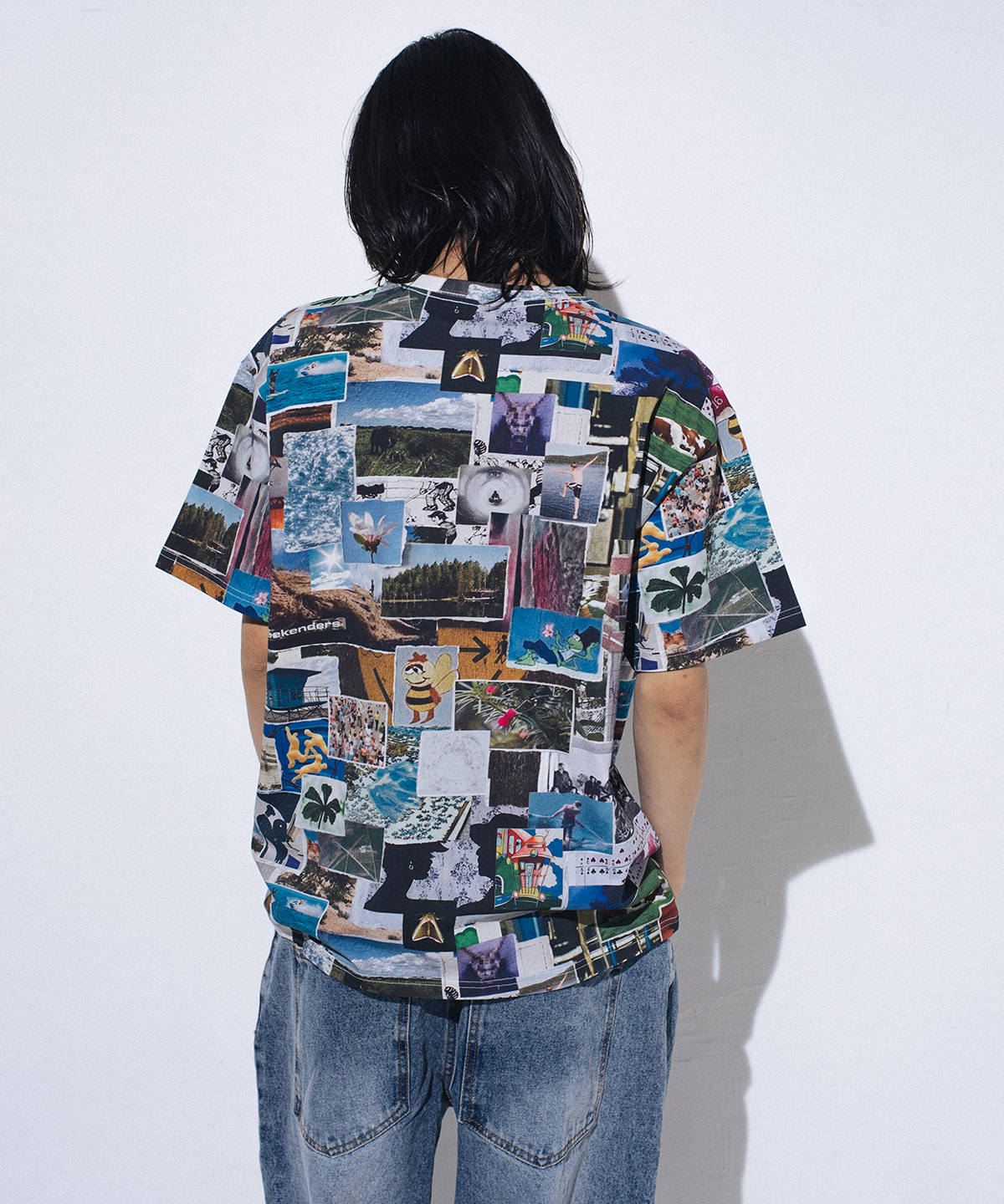 위캔더스(WKNDRS) COLLAGE T-SHIRT (MIX)