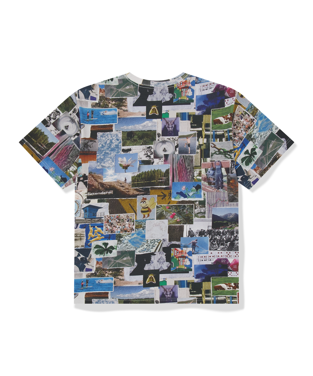 위캔더스(WKNDRS) COLLAGE T-SHIRT (MIX)
