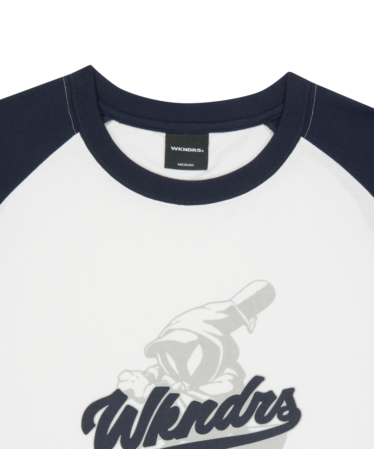 위캔더스(WKNDRS) GHOST SLUGGER T-SHIRT (WHITE)