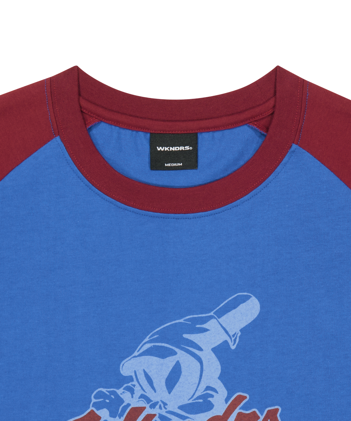위캔더스(WKNDRS) GHOST SLUGGER T-SHIRT (BLUE)
