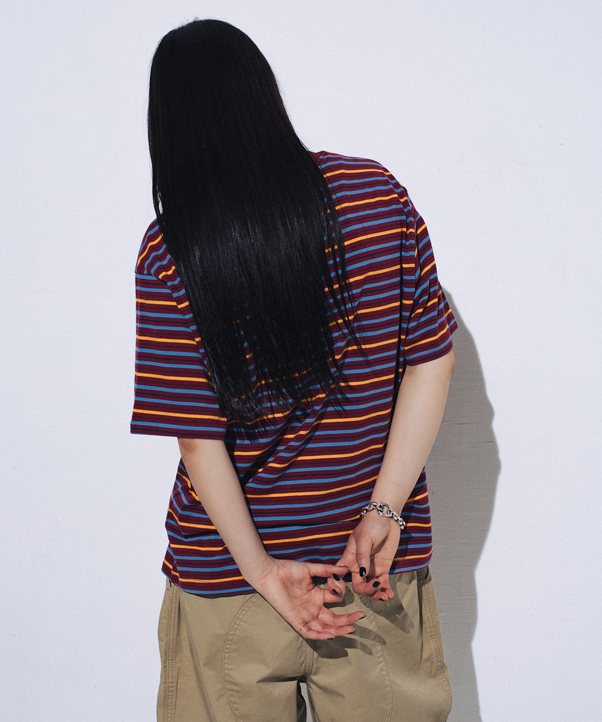 위캔더스(WKNDRS) STRIPED T-SHIRT (RED)